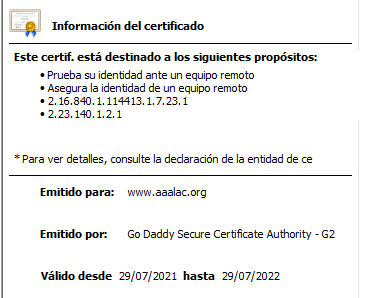 Privacy Certificate