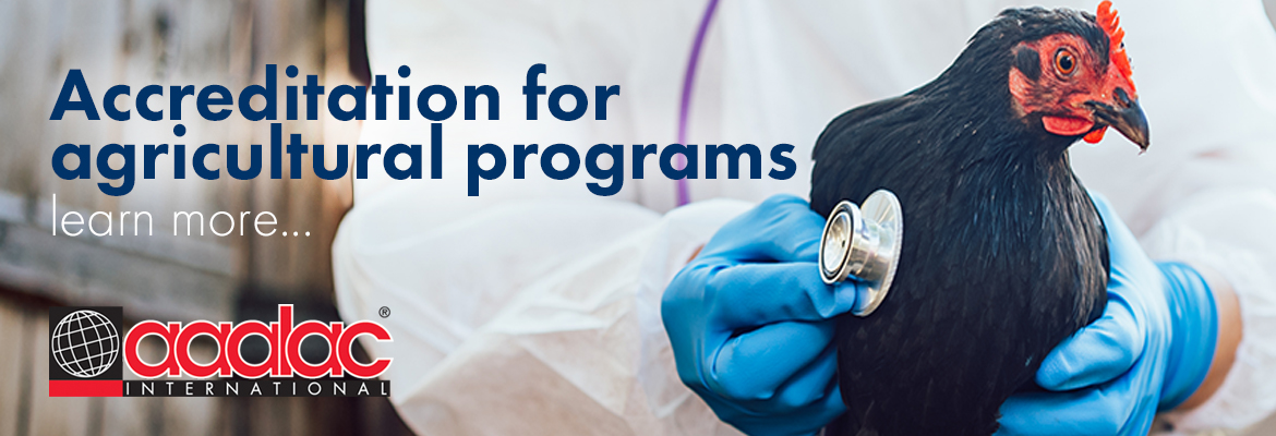 Accreditation for agricultural programs